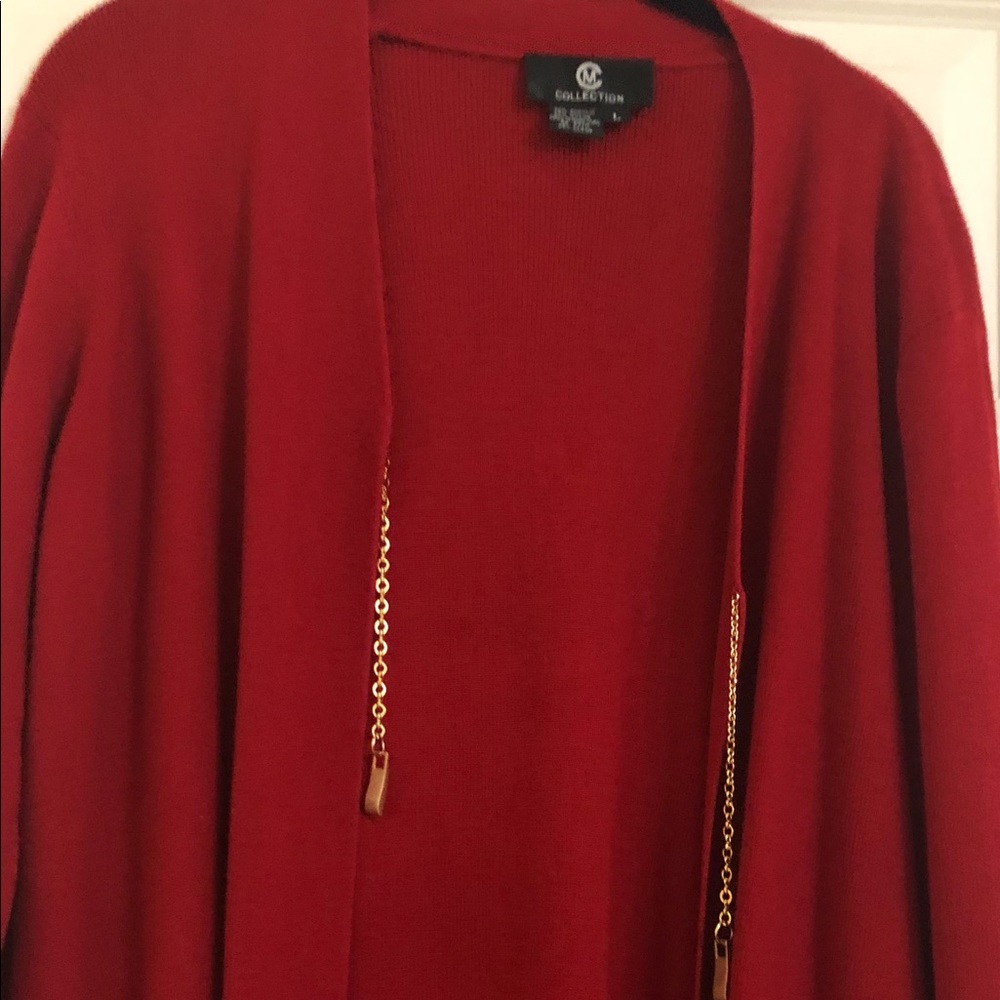 ❤️❤️ Elegant Long Red Cardigan